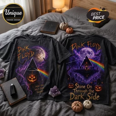 Pink Floyd Dark Side Halloween Black T-Shirt