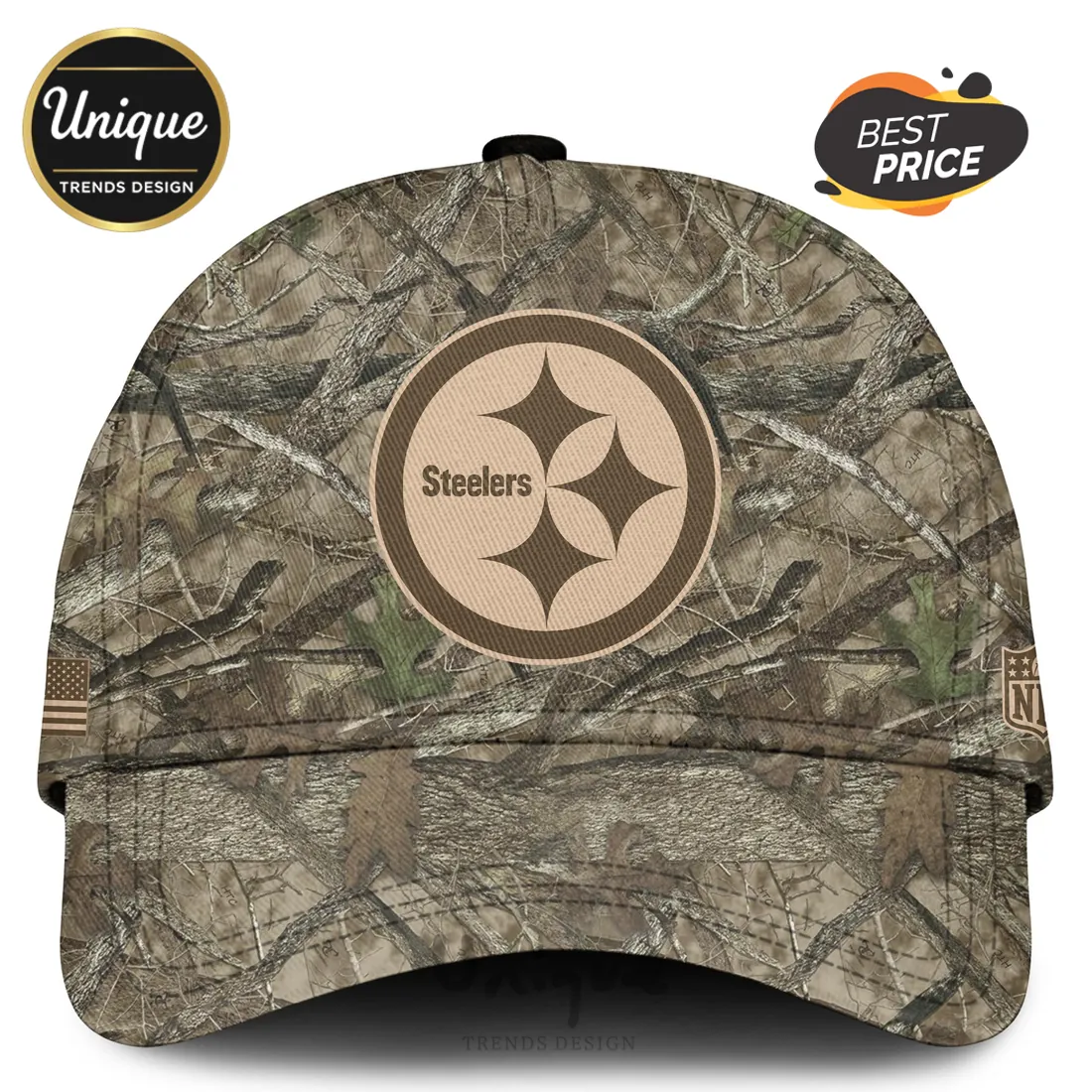 Pittsburgh Steelers Camouflage Deer Hunting Hoodie Pittsburgh Steelers Camouflage Deer Hunting Hoodie
