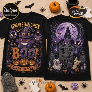 Pokémon Gengar Boo Halloween 2026 T-Shirt