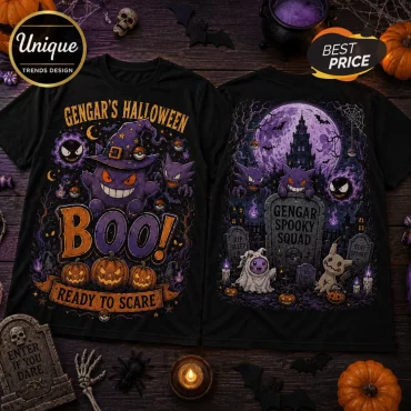 Pokémon Gengar Boo Halloween 2026 T-Shirt