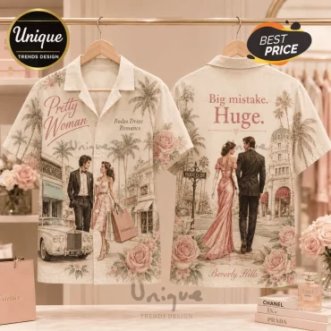 Pretty Woman Romance Rodeo Drive Hawaiian Shirt Pretty Woman Romance Rodeo Drive Hawaiian Shirt