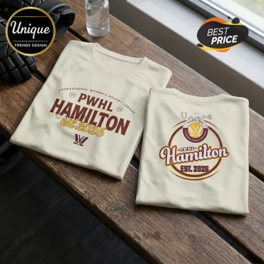PWHL Hamilton Est 2026 Off-White T-Shirt