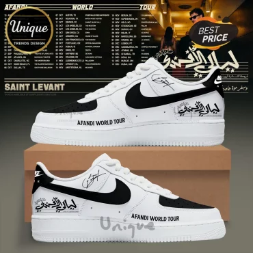 Saint Levant Afandi World Tour Air Force 1 Sneakers