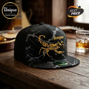 Scorpions Coming Home 2026 Marble Snapback Cap