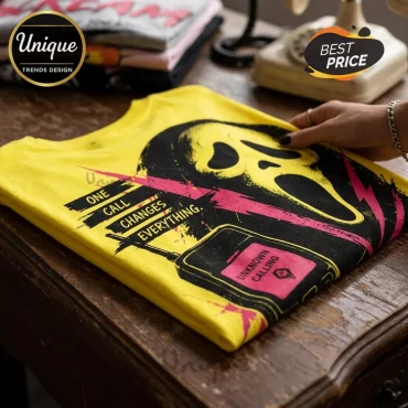 Scream Answer If You Dare Yellow T-Shirt