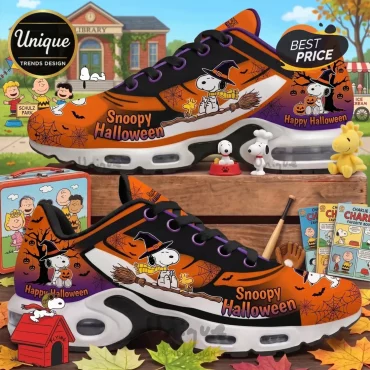 Snoopy Halloween Orange Air Max Plus Sneakers