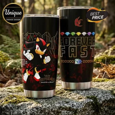 Sonic the Hedgehog x Shadow 35th Anniversary Stainless Steel Tumbler