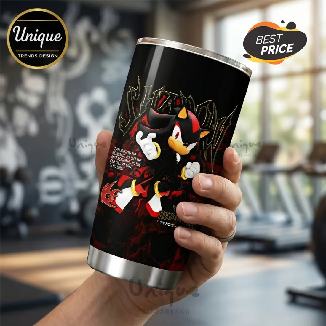 Sonic the Hedgehog x Shadow 35th Anniversary Stainless Steel Tumbler Sonic the Hedgehog x Shadow 35th Anniversary Stainless Steel Tumbler