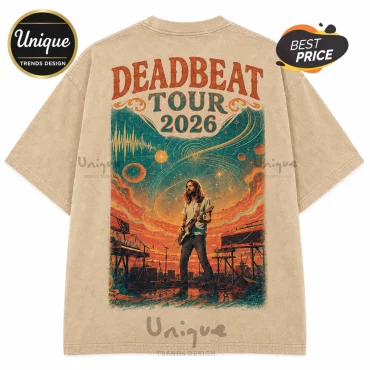 Tame Impala Deadbeat Tour 2026 Cream T-Shirt
