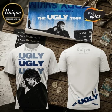 Teddy Swims The Ugly Tour White Tour Dates T-Shirt
