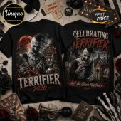 Terrifier Art the Clown Carnival of Horrors Black T-Shirt