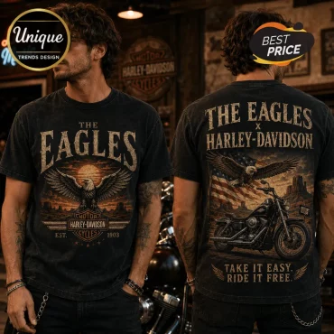 The Eagles x Harley-Davidson Motorcycle Limited T-Shirt