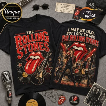 The Rolling Stones Vintage Tour I May Be Old T-Shirt