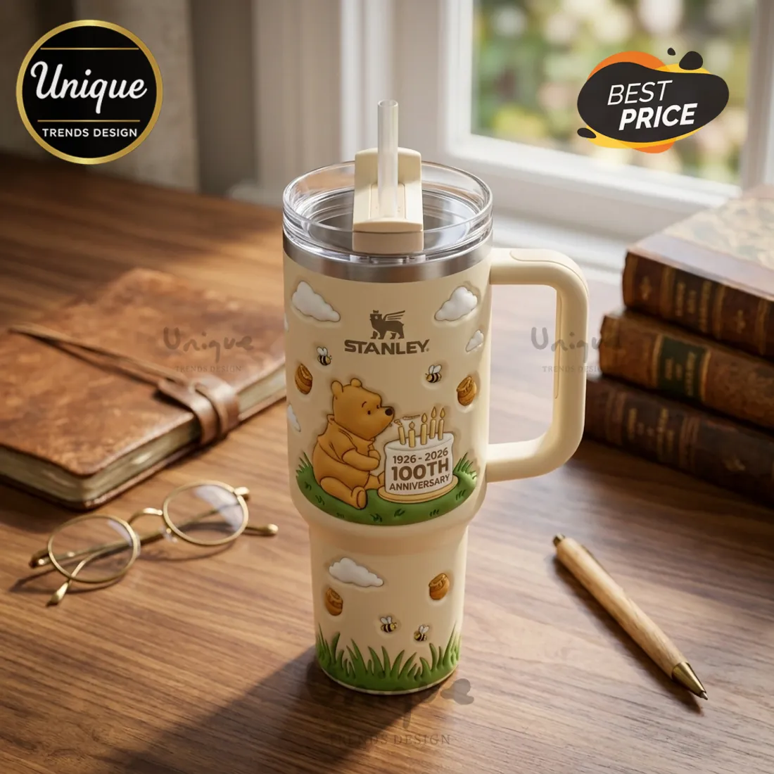 Winnie the Pooh 100th Anniversary 40oz Stanley Tumbler Winnie the Pooh 100th Anniversary 40oz Stanley Tumbler