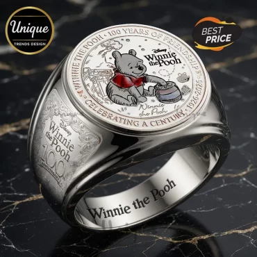 Winnie the Pooh 100th Anniversary Silver Ring