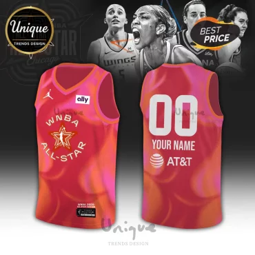WNBA 2026 All-Star Chicago Pink Custom Basketball Jersey