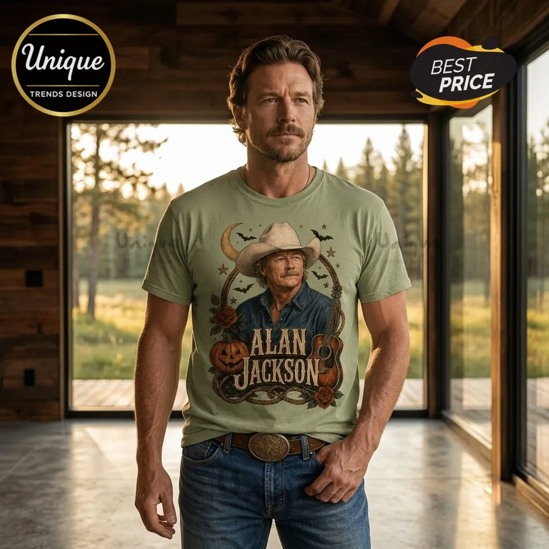 Alan Jackson Halloween Country Music T-Shirt Alan Jackson Halloween Country Music T-Shirt