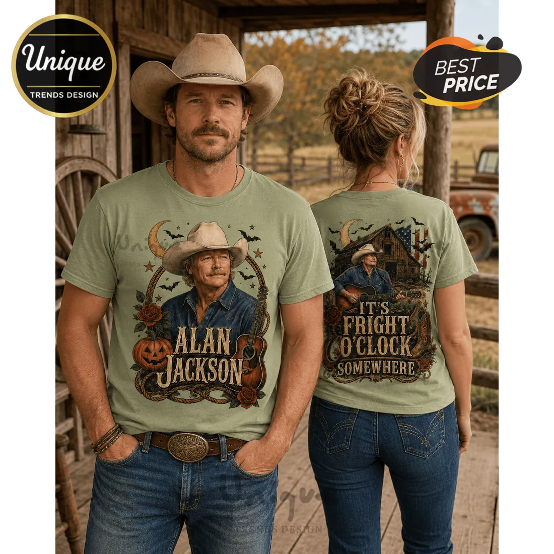 Alan Jackson Halloween Country Music T-Shirt Alan Jackson Halloween Country Music T-Shirt