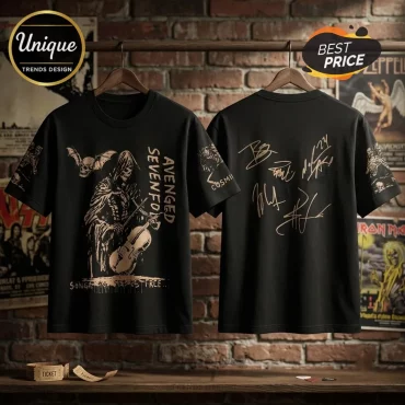 Avenged Sevenfold Cosmic Reaper Tour 2026 Signature T-Shirt