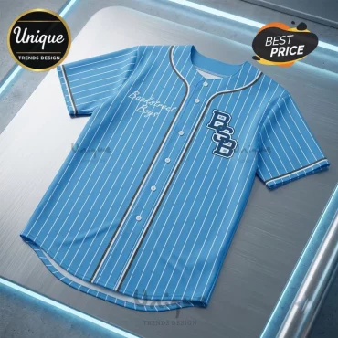 Backstreet Boys Into The Millennium Blue Pinstripe Baseball Jersey
