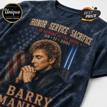 Barry Manilow 9/11 Memorial 343 Tribute T-Shirt