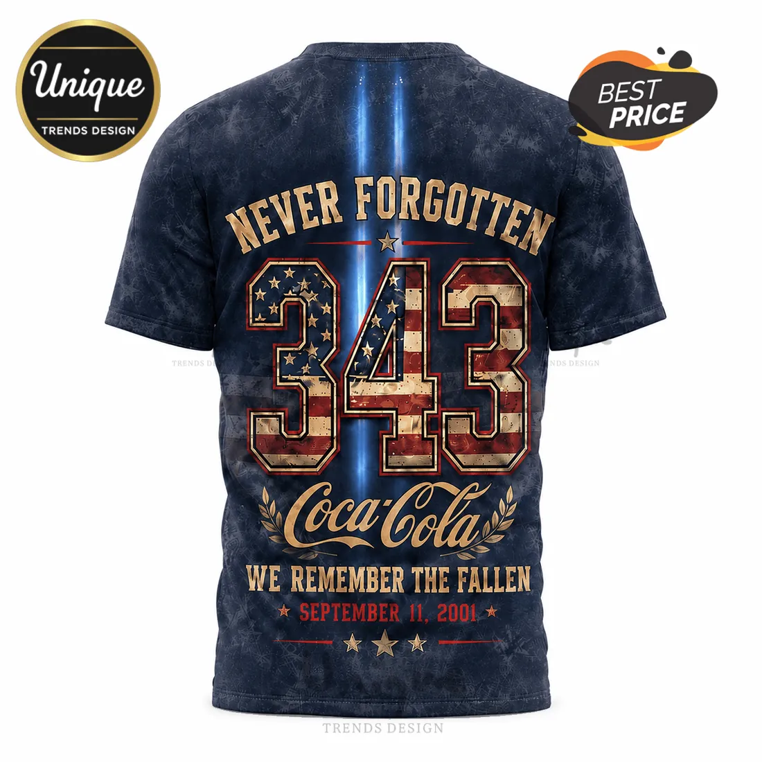 Coca Cola 9/11 Memorial Tribute T-Shirt Coca Cola 9/11 Memorial Tribute T-Shirt