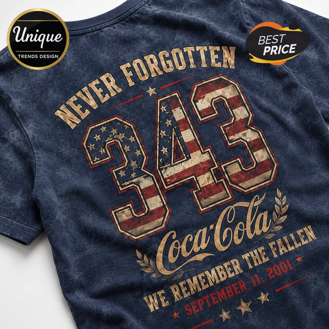 Coca Cola 9/11 Memorial Tribute T-Shirt Coca Cola 9/11 Memorial Tribute T-Shirt