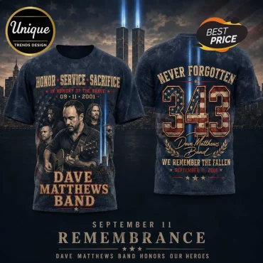 Dave Matthews Band 9/11 Tribute Remembrance T-Shirt