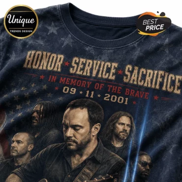 Dave Matthews Band 9/11 Tribute Remembrance T-Shirt