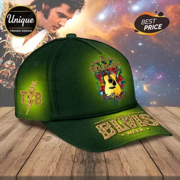 Elvis Presley Graceland 2026 Elvis Week Green Cap