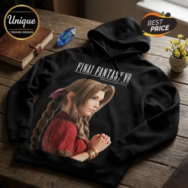 Final Fantasy VII Aerith Gainsborough 30th Anniversary Hoodie