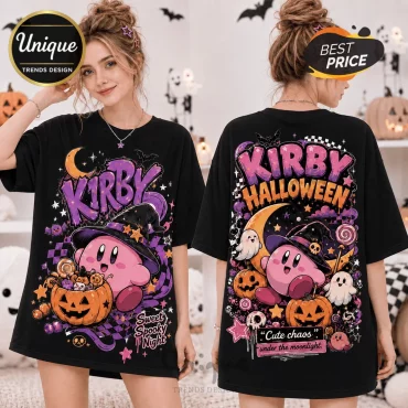 Kirby Halloween Spooky Night T-Shirt