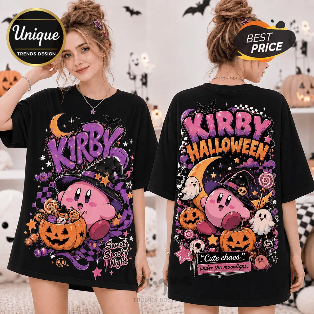 Kirby Halloween Spooky Night T-Shirt Kirby Halloween Spooky Night T-Shirt