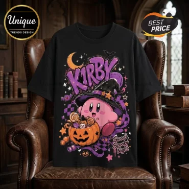 Kirby Halloween Spooky Night T-Shirt