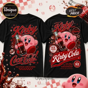 Kirby x Coca-Cola Soda Theme T-Shirt