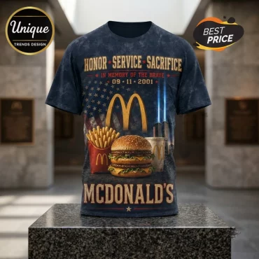 McDonald’s 9/11 Tribute 343 Fallen Heroes T-Shirt