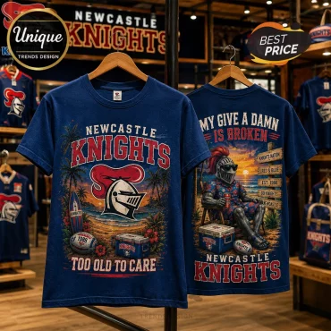 Newcastle Knights Mascot Royal Blue T-Shirt