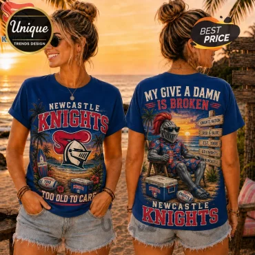 Newcastle Knights Mascot Royal Blue T-Shirt