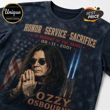 Ozzy Osbourne 9/11 Memorial Tribute T-Shirt