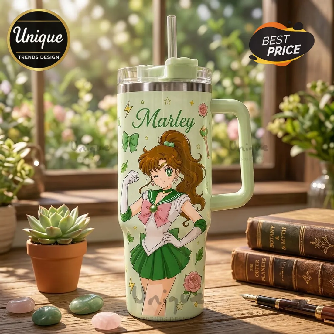Personalized Sailor Jupiter Anime Stainless Steel Tumbler Personalized Sailor Jupiter Anime Stainless Steel Tumbler