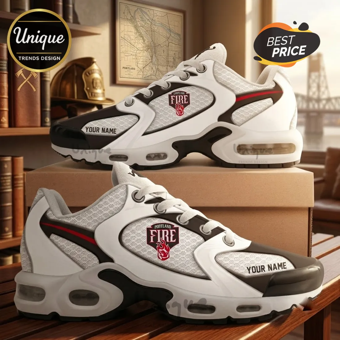 Portland Fire WNBA Personalized Air Max Plus Sneakers Portland Fire WNBA Personalized Air Max Plus Sneakers