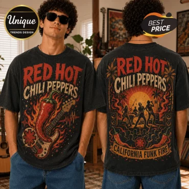 Red Hot Chili Peppers California Funk Fire T-Shirt