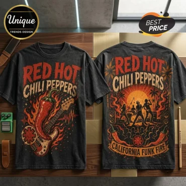 Red Hot Chili Peppers California Funk Fire T-Shirt