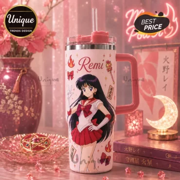 Sailor Mars Personalized Anime Stainless Steel Tumbler