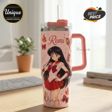 Sailor Mars Personalized Anime Stainless Steel Tumbler