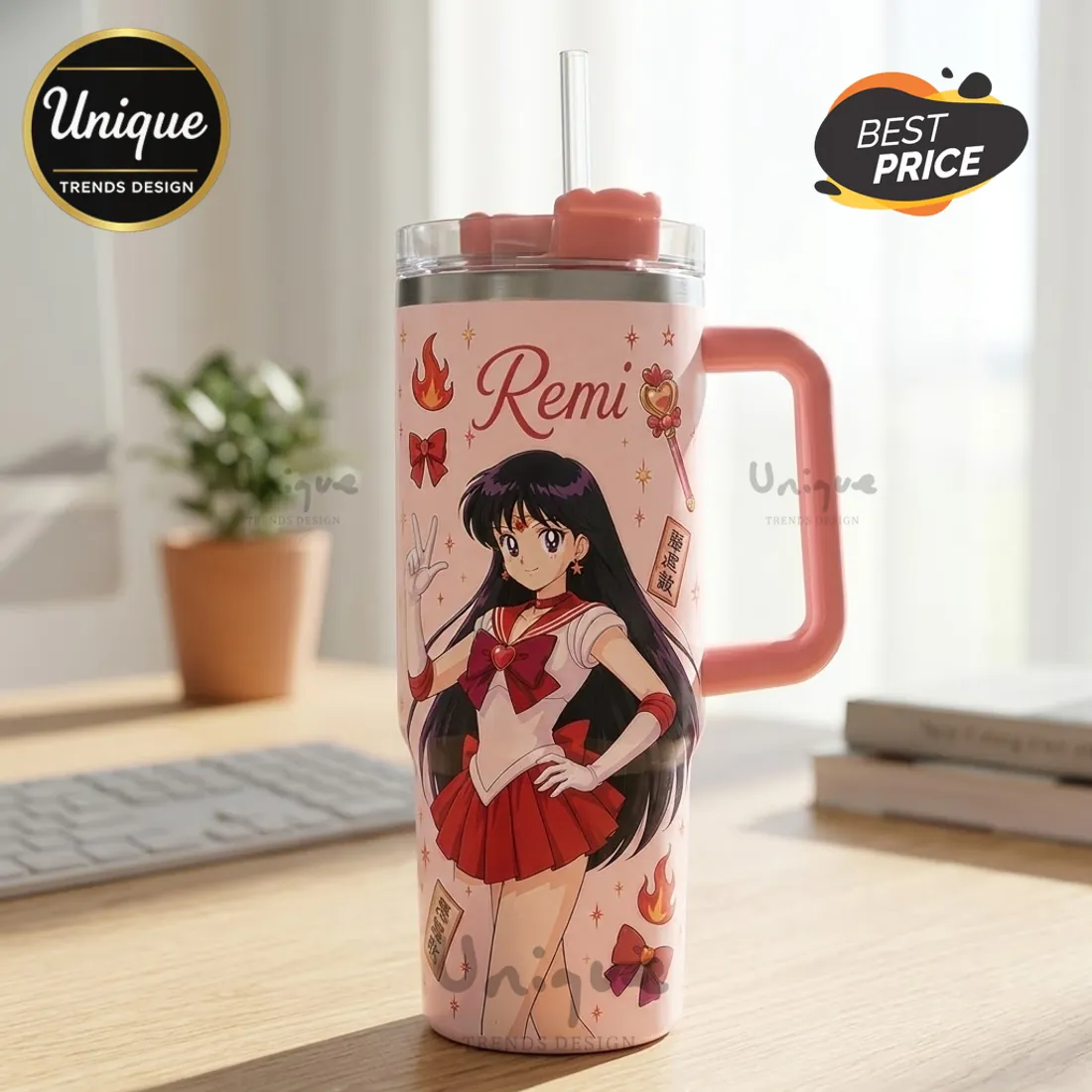 Sailor Mars Personalized Anime Stainless Steel Tumbler Sailor Mars Personalized Anime Stainless Steel Tumbler