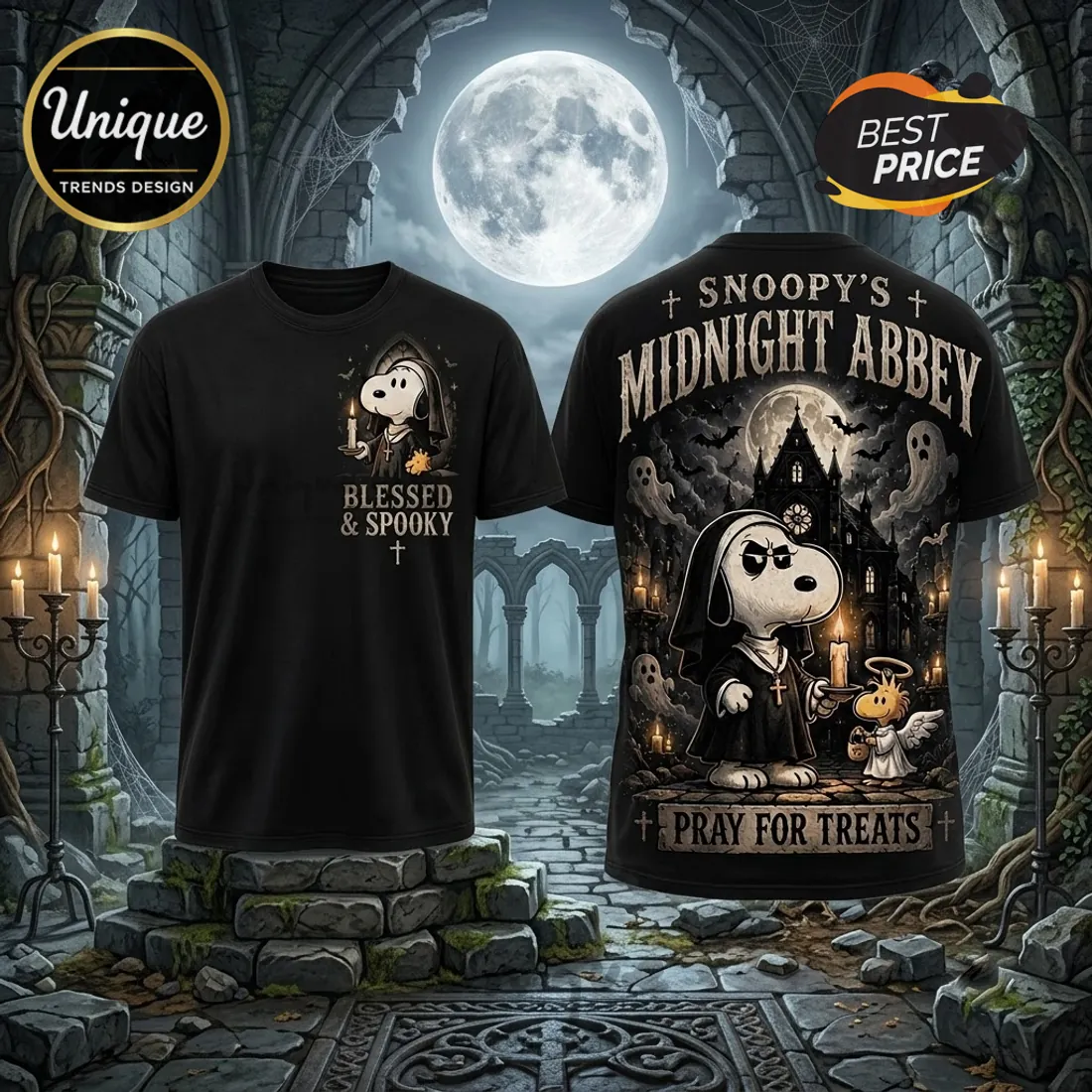 Snoopy Blessed and Spooky Halloween 2026 Shirt Snoopy Blessed and Spooky Halloween 2026 Shirt