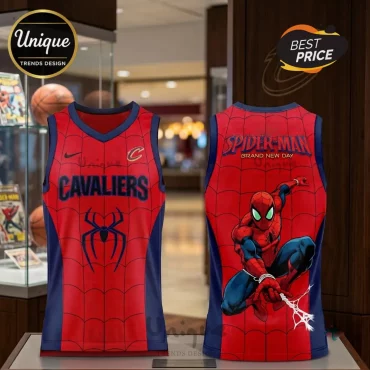Spider-Man x Cleveland Cavaliers 2026 Basketball Jersey