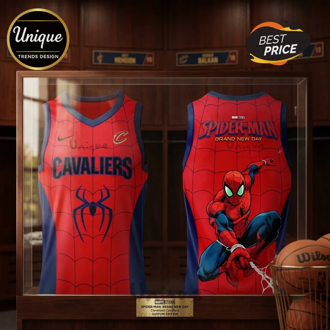 Spider-Man x Cleveland Cavaliers 2026 Basketball Jersey Spider-Man x Cleveland Cavaliers 2026 Basketball Jersey