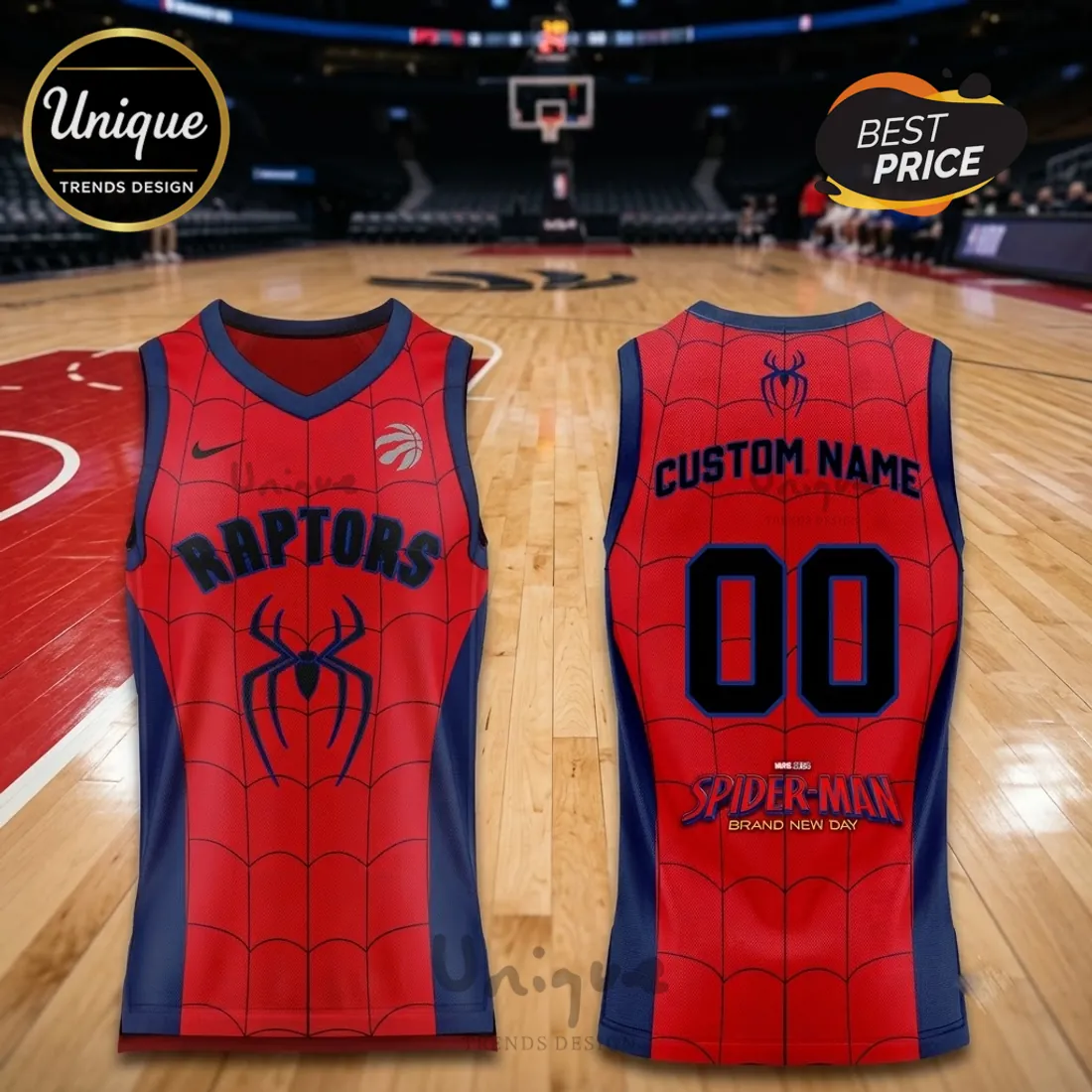 Spider-Man x Toronto Raptors 2026 Edition Basketball Jersey Spider-Man x Toronto Raptors 2026 Edition Basketball Jersey